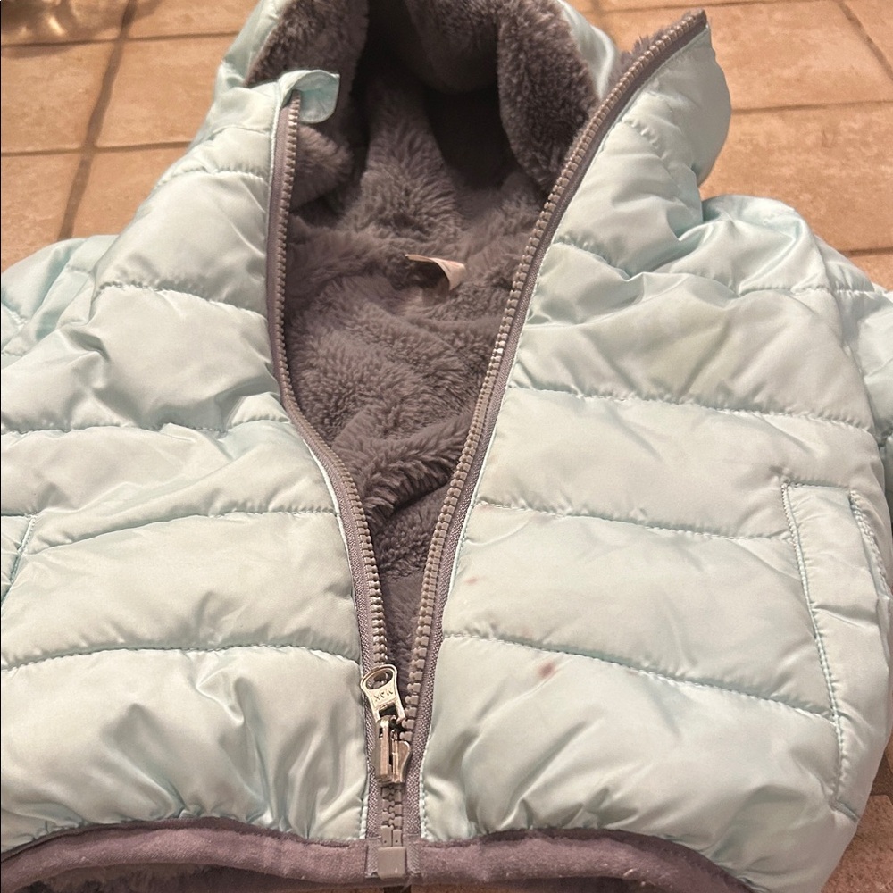 Wonder Nation Sky Blue Puffer Jacket